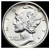 1918-S Silver Mercury Dime UNCIRCULATED