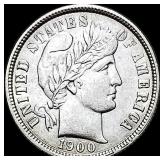 1900 Barber Dime CLOSELY UNCIRCULATED