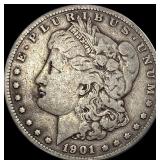 1901-S Silver Morgan Dollar LIGHTLY  CIRCULATED