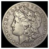 1904-S Silver Morgan Dollar NICELY CIRCULATED