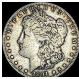1891-CC Silver Morgan Dollar LIGHTLY CIRCULATED