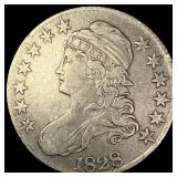 1828 Capped Bust Half Dollar LIGHTLY CIRCULATED