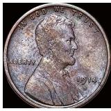 1914-D Lincoln Wheat Cent LIGHTLY CIRCULATED
