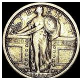 1917 Type 1 Standing Liberty Quarter LIGHTLY  CIR