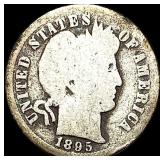 1895-O Silver Barber Dime NICELY CIRCULATED