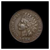 1886 Indian Head Cent CLOSELY UNCIRCULATED