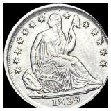 1839-O Silver Half Dime CHOICE BU