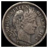 1900-O Silver Barber Dime NICELY CIRCULATED