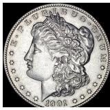 1901-S Silver Morgan Dollar CLOSELY UNCIRCULATED