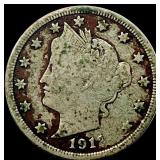 1912-S Liberty Victory Nickel LIGHTLY CIRCULATED