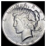 1925-S Silver Peace Dollar CLOSELY UNCIRCULATED