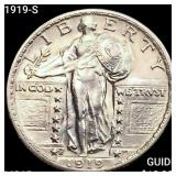 1919-S Standing Liberty Quarter GEM BU