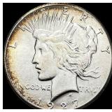 1927 Silver Peace Dollar CLOSELY UNCIRCULATED