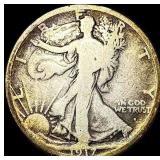 1917-S Walking Liberty Half Dollar NICELY CIRCULA