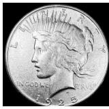 1925-S Silver Peace Dollar CLOSELY UNCIRCULATED