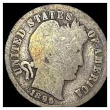 1896-O Silver Barber Dime NICELY CIRCULATED