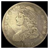 1836 Capped Bust Half Dollar LIGHTLY CIRCULATED