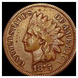 1875 Indian Head Cent LIGHTLY CIRCULATED