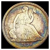 1838-O Seated Liberty Dime NICELY CIRCULATED