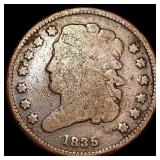 1835 Classic Head Half Cent NICELY CIRCULATED