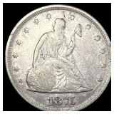 1875 Silver Twenty Cents LIGHTLY CIRCULATED