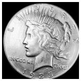 1935 Silver Peace Dollar CLOSELY UNCIRCULATED