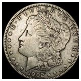 1902 Morgan Silver Dollar NEARLY UNCIRCULATED