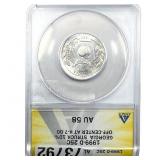 1999-D Georiga State Quarter 10% Off Center ANACS