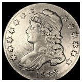 1833 Capped Bust Half Dollar LIGHTLY CIRCULATED