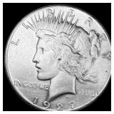 1927 Silver Peace Dollar CLOSELY UNCIRCULATED