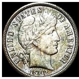 1902 Silver Barber Dime UNCIRCULATED