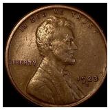 1923-S Lincoln Wheat Cent NEARLY UNCIRCULATED
