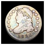 1820 Capped Bust Dime NICELY CIRCULATED
