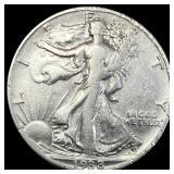 1938-D Walking Liberty Half Dollar LIGHTLY  CIRCU