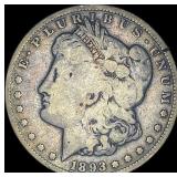 1893-CC Silver Morgan Dollar NICELY  CIRCULATED