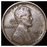 1914-S Lincoln Wheat Cent LIGHTLY CIRCULATED