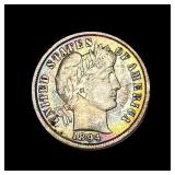 1894 Barber Dime LIGHTLY CIRCULATED