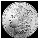 1897 Morgan Silver Dollar CHOICE AU