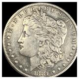1881-CC Morgan Silver Dollar CLOSELY UNCIRCULATED