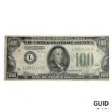 1934 $100 United States Federal Reserve Note-CA