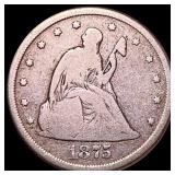 1875-CC Twenty Cent Piece NICELY CIRCULATED