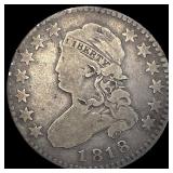 1818 Capped Bust Silver Quarter LIGHTLY  CIRCULAT