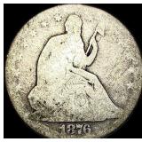 1876-CC Seated Liberty Half Dollar NICELY CIRCULA