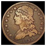 1835 Capped Bust Quarter NICELY CIRCULATED