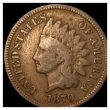 1870 Indian Head Cent NICELY CIRCULATED