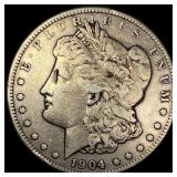 1904-S Silver Morgan Dollar NEARLY UNCIRCULATED