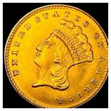 1887 Gold $1 Indian Head UNCIRCULATED