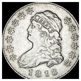1818 Capped Bust Quarter  CLOSELY UNCIRCULATED