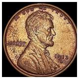 1913-D Wheat Cent CHOICE AU