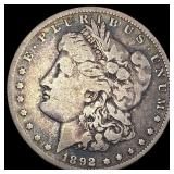 1892 Morgan Silver Dollar NICELY CIRCULATED